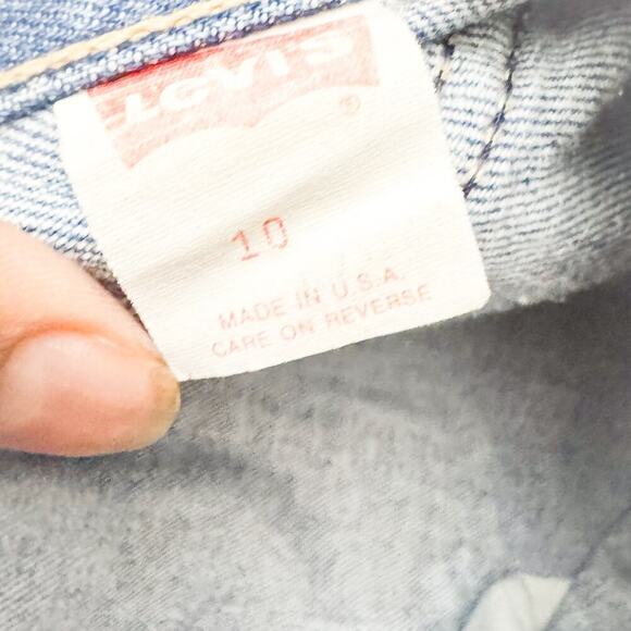 Levi's Vintage Wash Mom Style Denim Jeans Medium Wash Zip Fly Size 10 - Picture 6 of 8